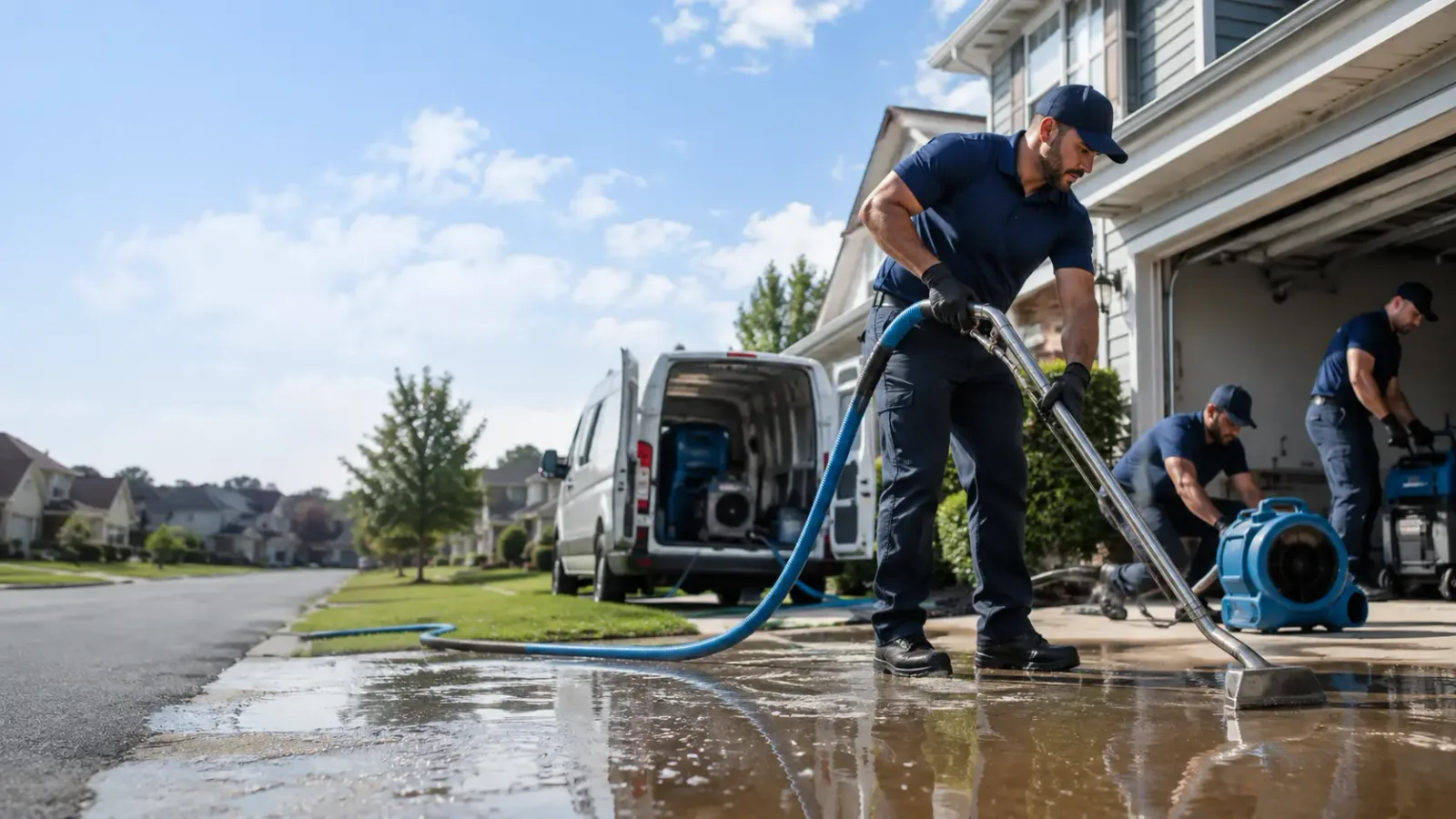 Flood Damage Restoration in New Burnside, IL